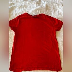 Zara Red Short Sleeve Tee